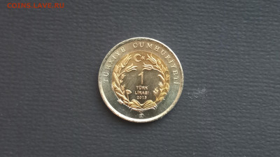 Турция 1 лира 2015 Коза UNC до 07.10 - 20231005_182727