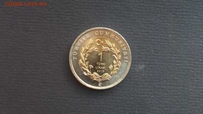 Турция 1 лира 2015 Варан UNC до 07.10 - 20231005_182842
