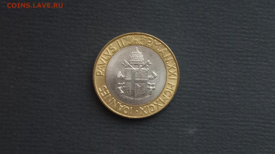 с 200 Ватикан 1000 лир 1999 (биметалл) UNC до 07.10 - 20231005_183403