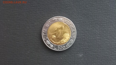 с 200 Ватикан 500 лир 1999 (биметалл) UNC до 07.10 - 20231005_183454