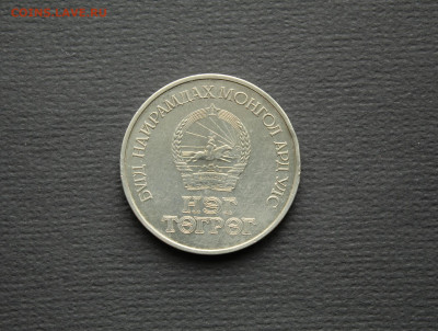 Монголия 1 тугрик 1971, медно-никель, до 07.10 - IMG_4616.JPG