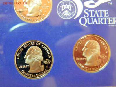 Годовой набор квотеров США 2007 "Штаты" (5 монет) Proof - DSCN5139.JPG