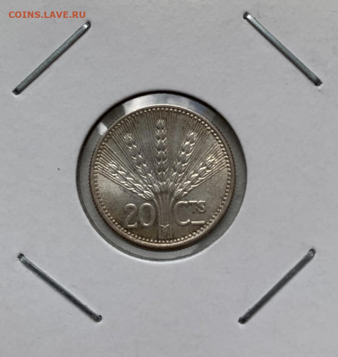 Уругвай 20 сентесимо 1954 год. Серебро. С 1 рубля - IMG_6860