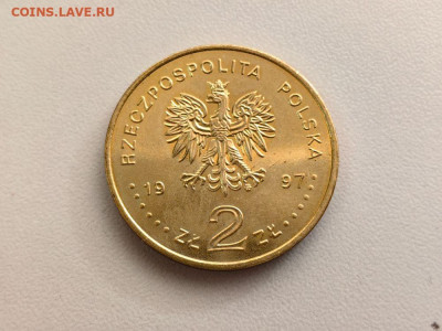 2 злотых Польша 1997 Стефан Баторий, до 15.10 - 1997 Баторий-2