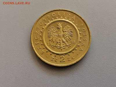 2 злотых Польша 1998 Замок в Курнике, до 15.10 - 1998 Замок в Курнике-2