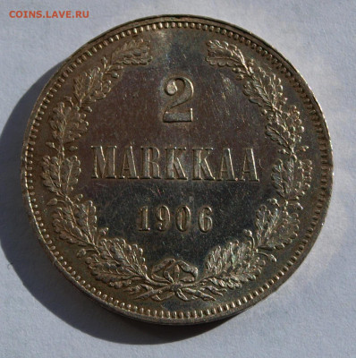 10 пенни 1865г, 1891, 1914 гг и другие Рус-Фин монеты - 2 м 1906 un1