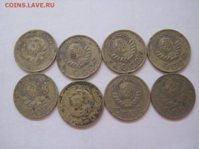 1 копейка ранние РСФСР, СССР 8 шт до 12.10.23 - IMG_5065.JPG