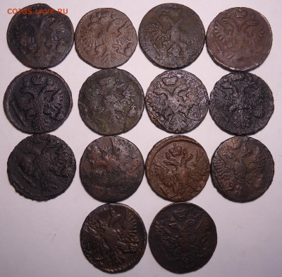 Денга 1730-1753 гг. 16 шт.(Разные) до 15.10.2023 - 02.JPG