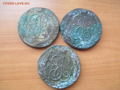 5 копеек .12 монет 1790-1794 АМ-ки.  13.10 - IMG_1179.JPG