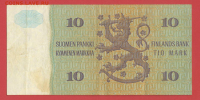 Финляндия, 10 марок, выпуск 1980 г. до 22.00, 19.10.2023 - Финляндия, 10 марок, 1980 г. (L 1901811) - 2