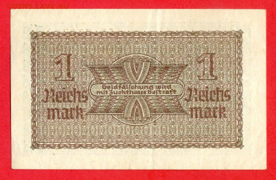 Германия, 1940-45 гг. – 1 рейхсмарка  до 22:00, 19.10.23 - 1940-45 1 рейхсмарка-2