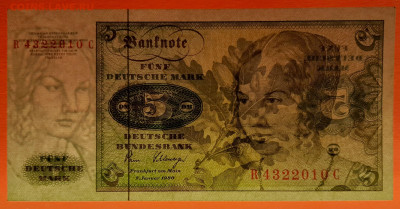 ФРГ, 1980 г., 5 марок до 22:00, 19.10.23 - 1980-5 марок-3