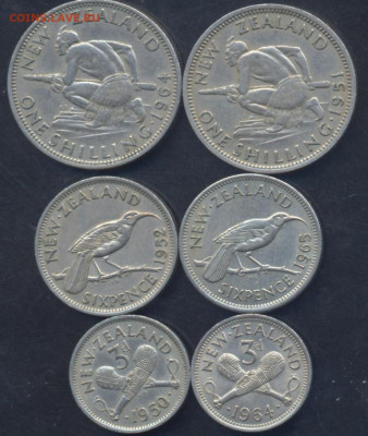 2 пенни- 1 шиллинг 1943-1965 г.г.19.10. 23 - Шиллинг 1