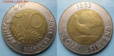 Финляндия 10 марок 1993 до 21-10-23 в 22:00 - Финляндия 10 марок 1993    204-ас129-4864