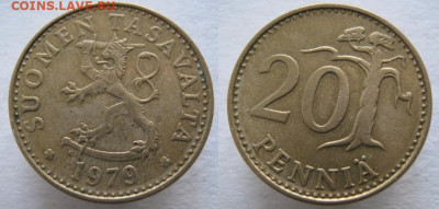 Финляндия 20 пенни 1979 до 22-10-23 в 22:00 - 21.12. -  Финляндия 20 пенни 1979