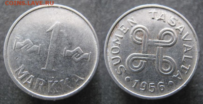 Финляндия 1 марка 1956 до 22-10-23 в 22:00 - 20.5. -Финляндия 1 марка 1956    639