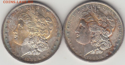 Доллар 1885г.США - 1