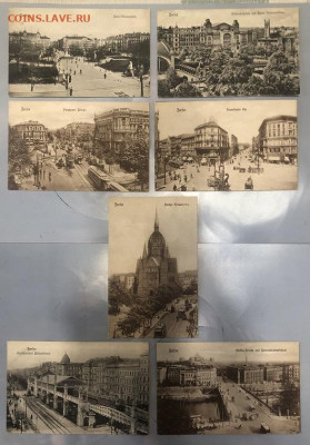 Открытые письма до 1917, Берлин 7шт. лот-2 - IMG_9605
