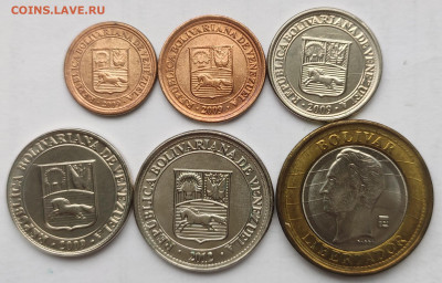 Венесуэла 1,5,10,25,50 сантимо 1 боливар 2009,2012г до 25.10 - IMG_20231018_150751