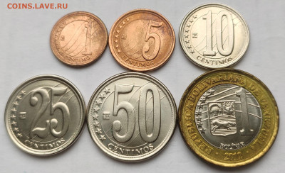 Венесуэла 1,5,10,25,50 сантимо 1 боливар 2009,2012г до 25.10 - IMG_20231018_150720