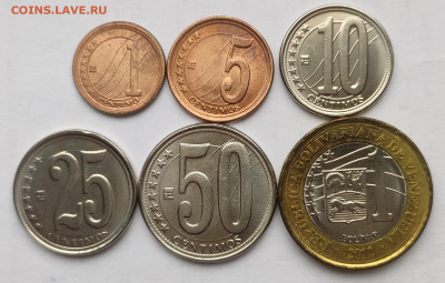 Венесуэла 1,5,10,25,50 сантимо 1 боливар 2009,2012г до 25.10 - IMG_20231018_150708