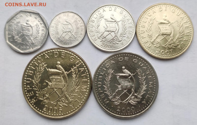 Гватемала 1,5,10,25,50 сентаво 1 кетсаль 1999-2010г до 25.10 - IMG_20231018_152437