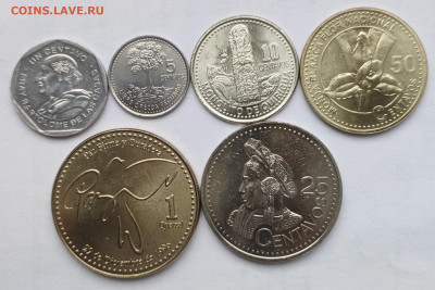 Гватемала 1,5,10,25,50 сентаво 1 кетсаль 1999-2010г до 25.10 - IMG_20231018_152351