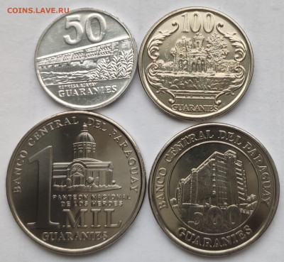 Парагвай 50,100,500,1000 гуарани 2007-2011гг до 25.10 - IMG_20231018_152755