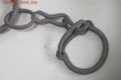 Кандалы конские. (Путо) Железо крепкое. - Путо-2 шт. Пика нож. Монеты 010.JPG
