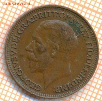 Великобритания фартинг 1931 г., до 27.10.2023 г. в 22.00 по - Великобритания фартинг 1931 45а 44