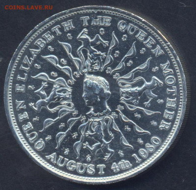 Фикс.Британия, Н. Зеландия 1 крона 1953,1980 г.25.10. 23 г. - Крона