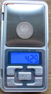 Польша 2 злотых 1933 года, до 26.10.23 22-00 МСК. - в1