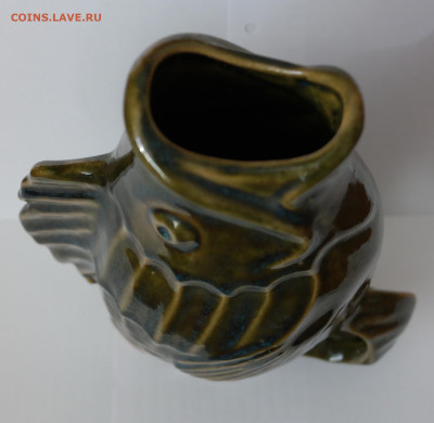 Кувшин "Рыба" обливная курамика - кувшин рыба обливная керамика 3.JPG