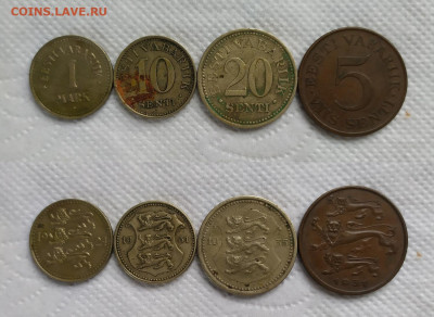 Эстония 5, 10 и 20 центов 1925 год. - IMG_20231024_151520