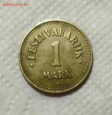 5,10,20 центов и 1 марка 1924-35 год. Эстония. - IMG_20231024_202005
