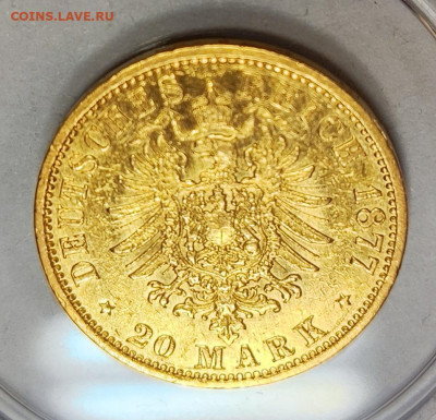 20 марок Германия - золото - предпродажная оценка - 1698387786104