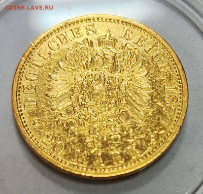 20 марок Германия - золото - предпродажная оценка - 1698387786108