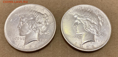 США доллар Мира 1922D и 1924 одним лотом с невысокого старта - IMG_7302
