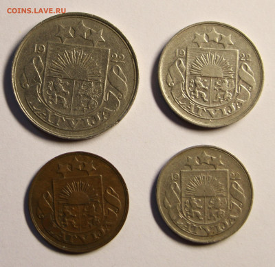 Латвия 2, 10, 20, 50 сантим - 1-2.JPG