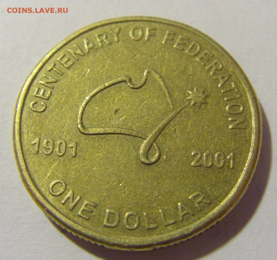 1 доллар 2001 100 лет Федерации Австралия №1 05.11.23 22:00М - CIMG8223.JPG