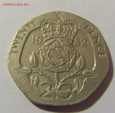 20 пенсов 1982 Англия №1 05.11.23 22:00 М - CIMG8287.JPG
