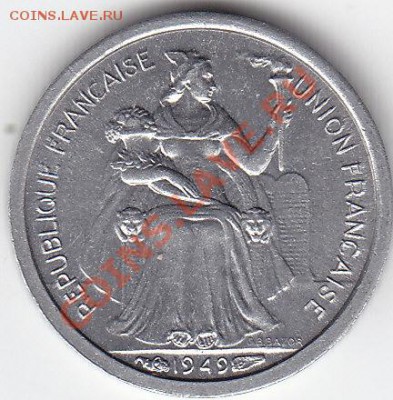 Новая Каледония 50 сантимов 1949 до 7.01 22:00 мск - IMG_0003