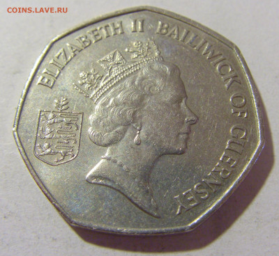 50 пенсов 1990 Гернси №1 05.11.23 22:00 М - CIMG8942.JPG
