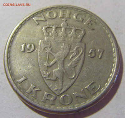 1 крона 1957 Норвегия №1 05.11.23 22:00 М - CIMG8964.JPG