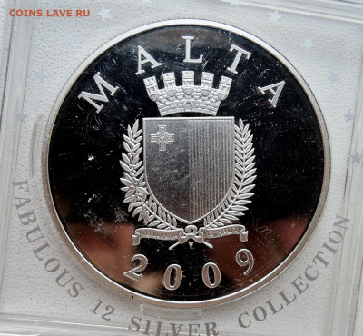 МАЛЬТА - 10 евро 2009 г. дворец Кастеллания, пруф - DSCN5659.JPG