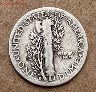 США. 1 дайм. 1943г. С 1 рубля. - IMG_6931