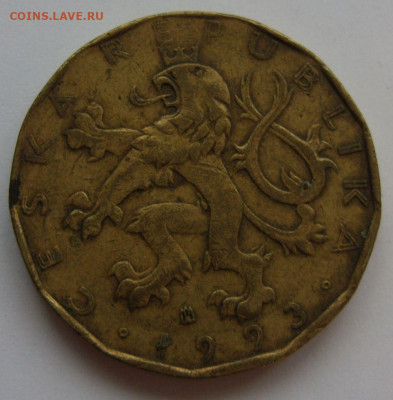 20 крон Чехия 1993. Старт с курса. - 20 крон Чехия 1993 - 2