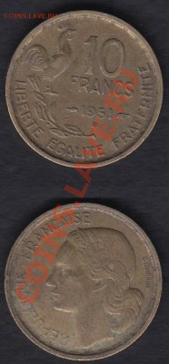 Франция 10 франков 1951 до 02.01.2012 21-30 - Франция 10 франков 1951