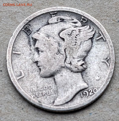 США 1 дайм 1920 ФИКС до 06.11 - PXL_20231104_062540193~2