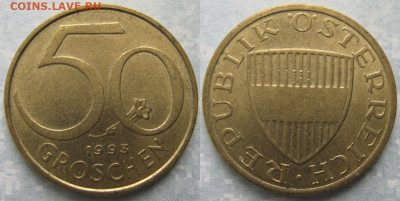 Австрия 50 грошен 1993 до 11-11-23 в 22:00 - Австрия 50 грошен 1993    204-ас102-11539